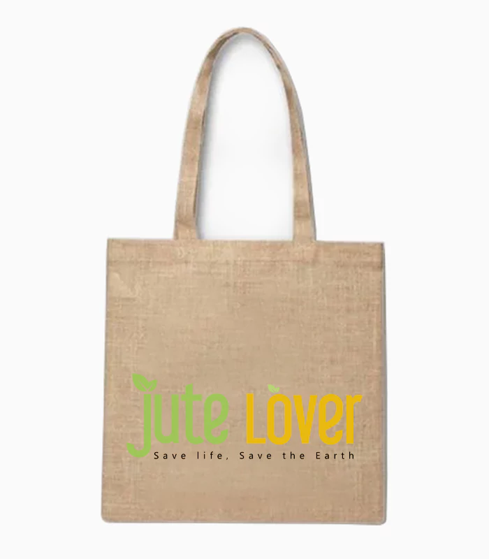 Jute tote bag for girl