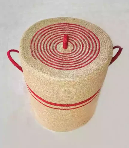 pure jute laundry basket